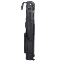 Petit sac de golf léger – sac noir vu de dos, debout sur ses pieds