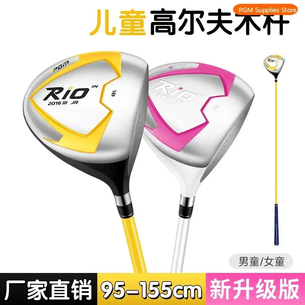 Driver de golf enfant 18° avec manche carbone, de 95 à 155 cm