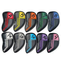 Couvre fer golf set de 10 housses – set complet de 10 pièces