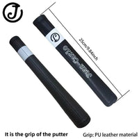 Putter maillet noir CNC – grip en cuir PU de 25 cm de long