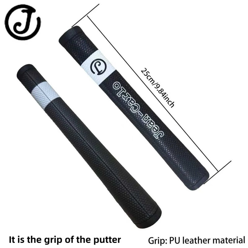 Putter maillet noir CNC – grip en cuir PU de 25 cm de long