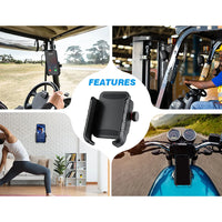 Support de téléphone magnétique – usages sur voiturette de golf, chariot élévateur, mur et moto