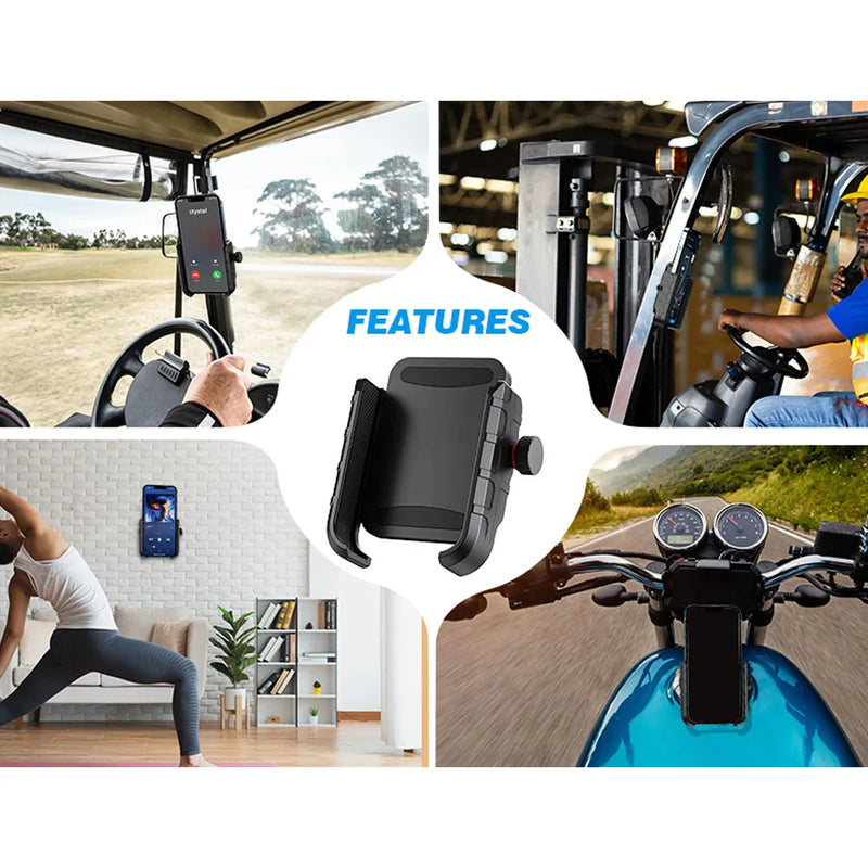 Support de téléphone magnétique – usages sur voiturette de golf, chariot élévateur, mur et moto