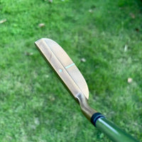Putter lame bronze PVD – point de visée sur le dessus de la tête et manche