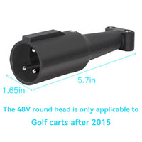 Chargeur plomb 48 V 15 A – connecteur de sortie rond, compatible Club Car