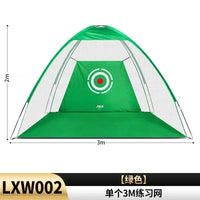 Filet de golf dôme vert – version 3 m, cotes 3 m de large sur 2 m de haut