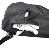 Sac de dimanche golf pliable – poche zippée avec gant et balles