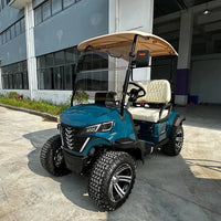 Voiturette de golf tout-terrain – version 2 places, carrosserie bleu-vert