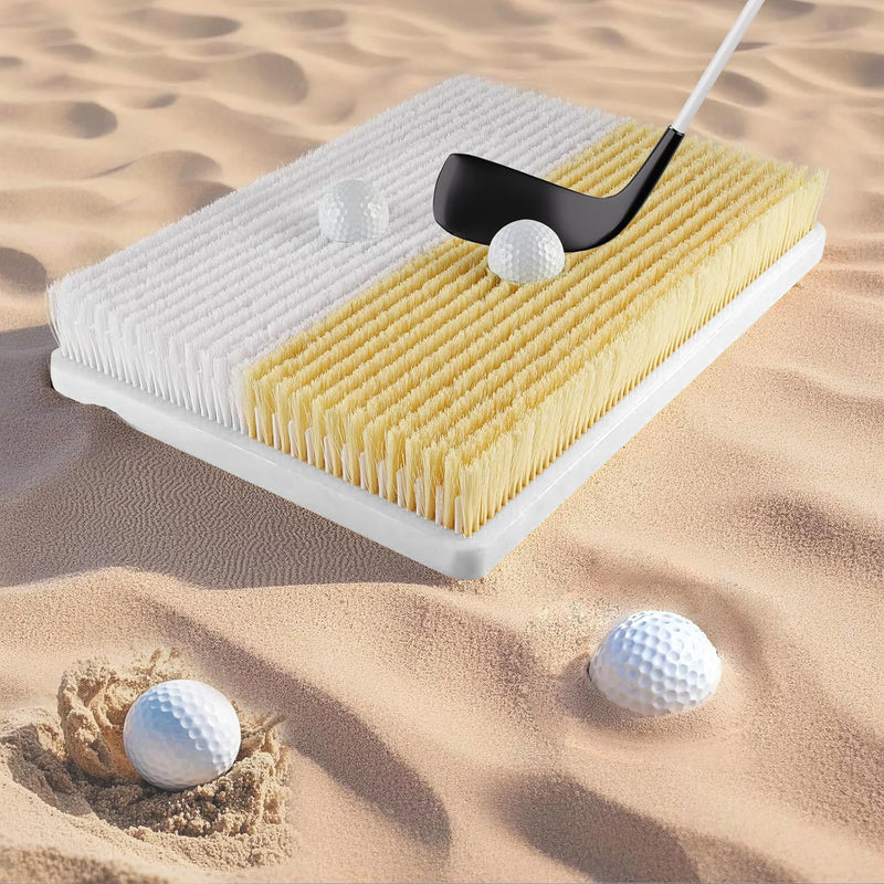 Tapis de bunker de golf à double mode, sable profond et peu profond