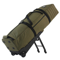 Housse de voyage golf pliable à 4 roues – coloris vert olive
