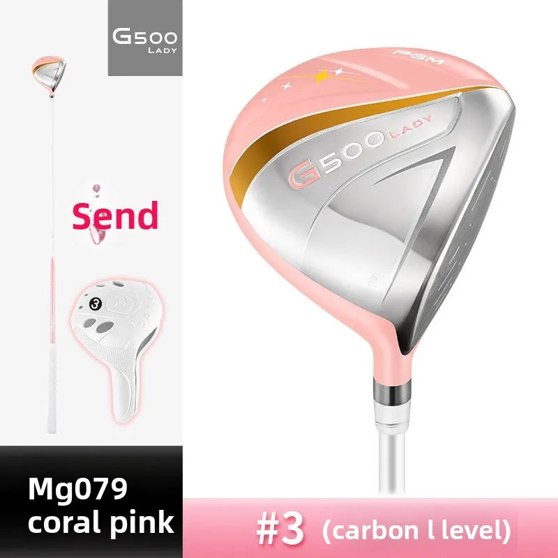 Driver de golf femme – bois n°3, rose corail