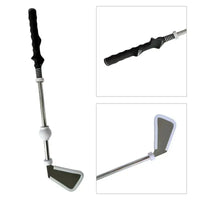 Aide au swing rétractable – grip moulé et tête en gros plan