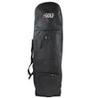Housse de voyage golf imperméable à roulettes en nylon noir, 130 cm