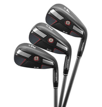 Fer de golf creux noir à l'unité – têtes noires des fers 2, 3 et 4 avec vis de pondération