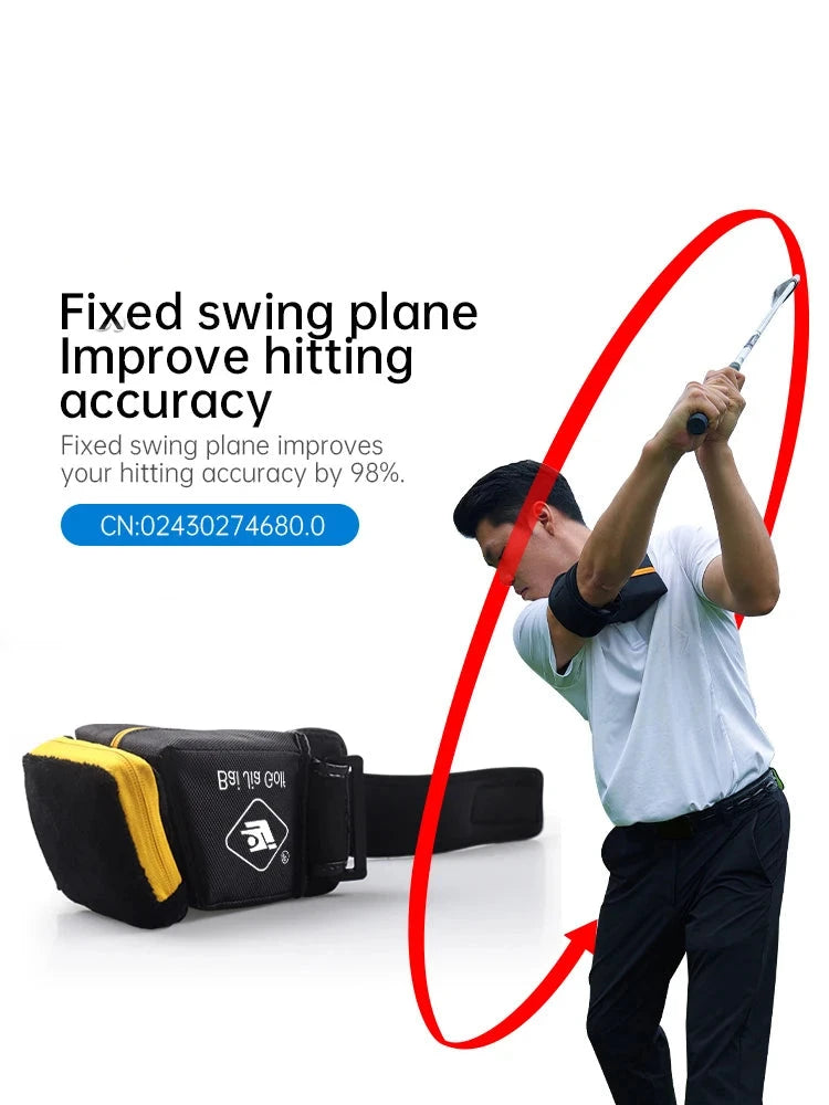 Aide au swing de golf à sangle de bras – plan de swing constant au sommet de la montée