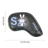 Couvre fer golf lapin – dimensions d'une housse : 16 × 9 cm