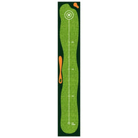 Tapis de putting pliable – dessin fairway vert clair avec repères jusqu'à 2,4 m