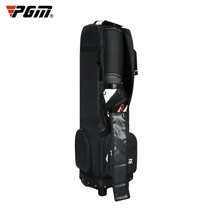 Housse de voyage golf pliable à double zip – housse ouverte avec l'intérieur et la fermeture éclair