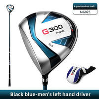 Driver golf gaucher – version flex R, manche carbone et couvre-club
