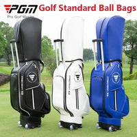 Sac de golf tour PU imperméable à roulettes, tige télescopique, 13 clubs