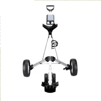 Chariot de golf manuel pliable – vue de face de la version 3 roues