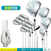 Set de golf complet femme – composition 11 clubs avec manches carbone