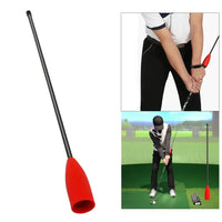Tige d'entraînement swing golf – tige seule et deux scènes d'utilisation