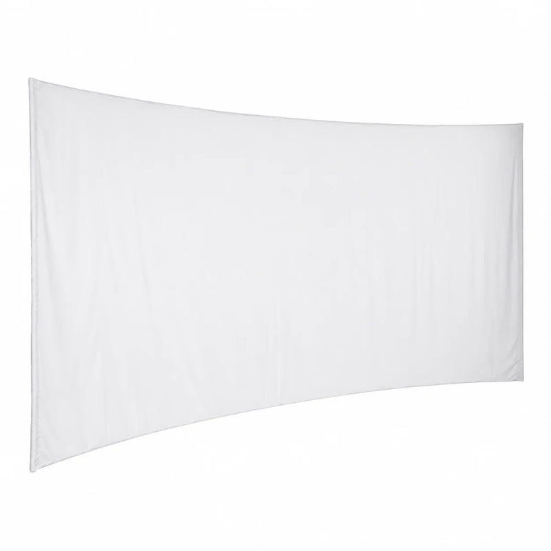 Écran de simulateur de golf – format 3 m × 1 m, toile blanche large et basse