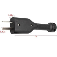 Chargeur plomb 48 V 15 A – connecteur de sortie à deux lames plates, type pied de corbeau