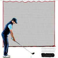 Filet de golf barrière de frappe 3 × 3 m avec corde et mousquetons