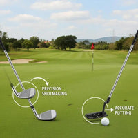 Set de golf complet droitier – fer et putter sur le parcours