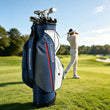 Sac de golf chariot polyester 3,4 kg, 14 séparateurs, capot, 3 coloris