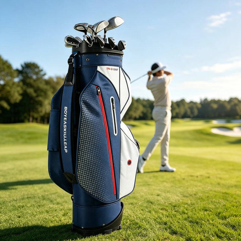 Sac de golf chariot polyester 3,4 kg, 14 séparateurs, capot, 3 coloris