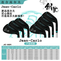 Wedge de golf forgé noir – gamme de lofts et tableau des caractéristiques