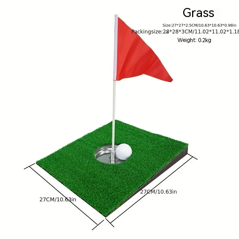 Mini green de putting – version gazon synthétique, dimensions et poids