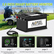 Batterie lithium voiturette de golf 48 V 105 Ah, écran de contrôle