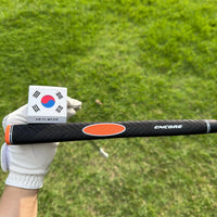 Putter maillet cubique – motif drapeau coréen et grip noir et orange