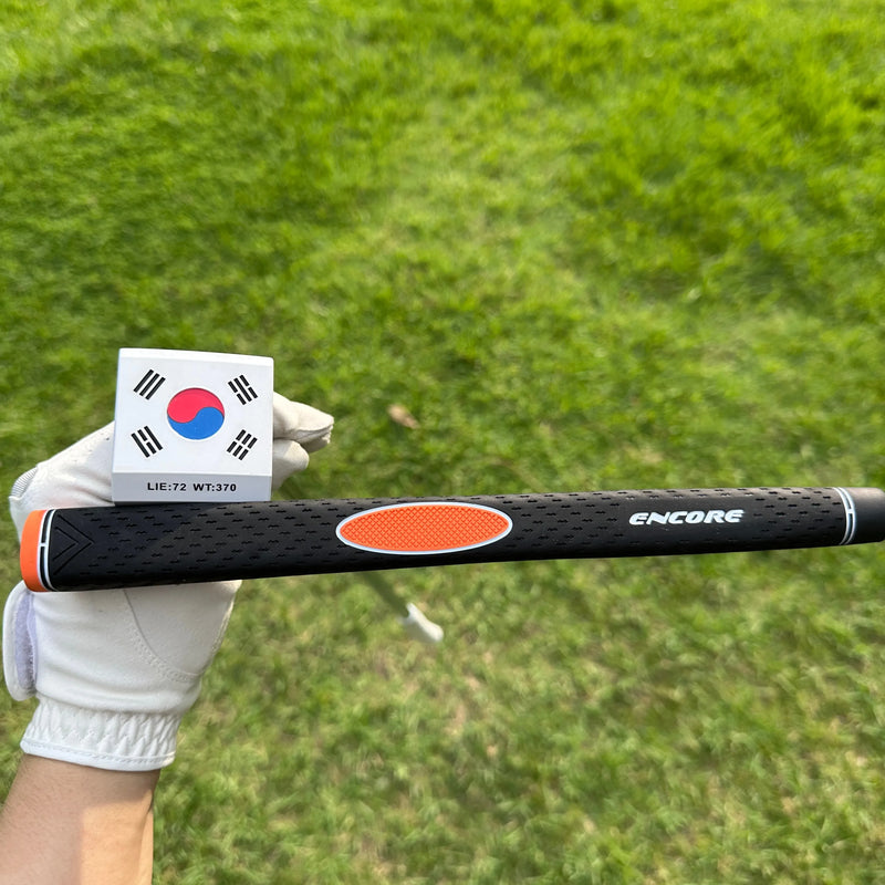 Putter maillet cubique – motif drapeau coréen et grip noir et orange