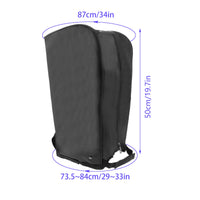 Housse de pluie sac de golf Oxford – version 1680D, cotes en centimètres