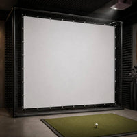 Écran de simulateur de golf en polyester épais et résistant à l'usure, 3 formats
