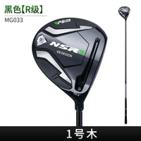 Driver, bois et hybride droitier – driver noir, flex Regular