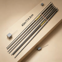 Manche de golf driver graphite fumé – six manches côte à côte avec la cote de 45 pouces (114,3 cm)