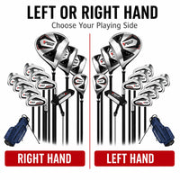 Set de golf complet homme – version droitier et version gaucher