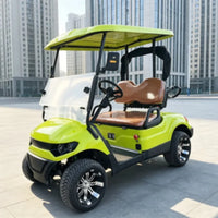 Voiturette de golf électrique – vue avant trois quarts côté conducteur