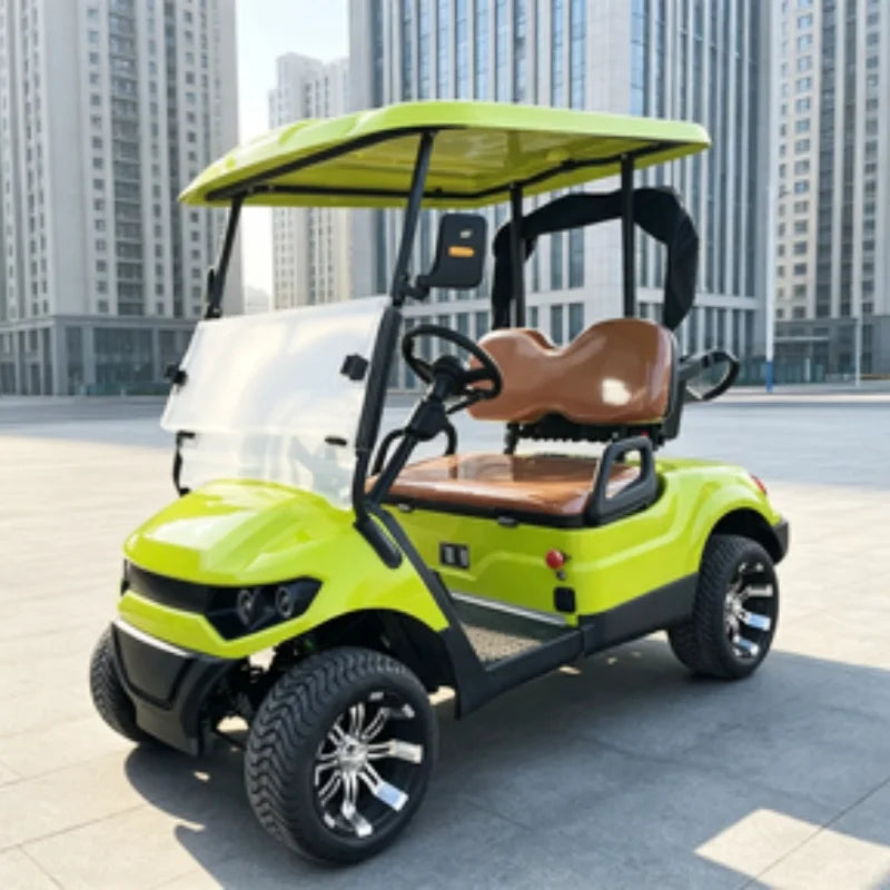 Voiturette de golf électrique – vue avant trois quarts côté conducteur