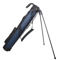 Sac de golf pencil avec trépied – coloris bleu marine, vue de trois quarts