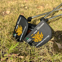Putter maillet en D noir, acier Stiff, droitier, 32 à 36 pouces