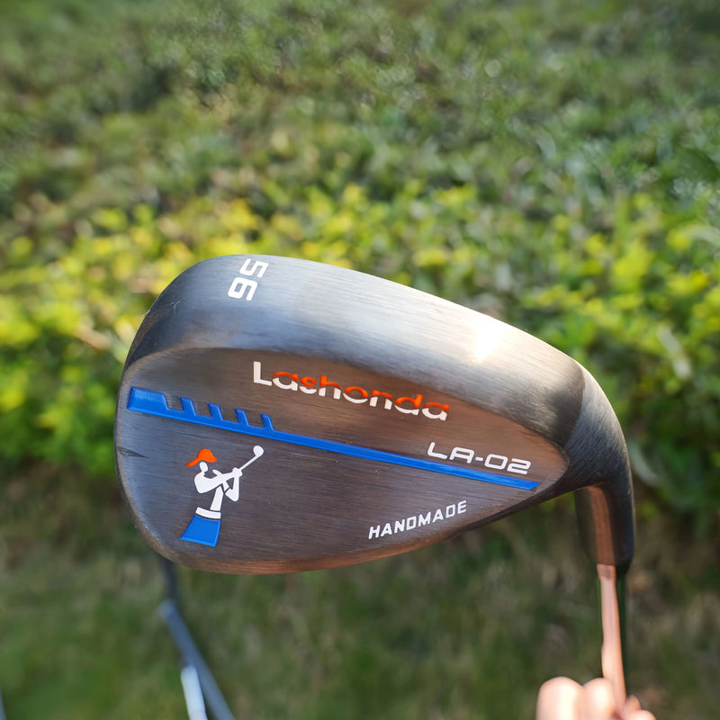 Wedge de golf forgé – face de la tête de 56° avec repères de distance bleus