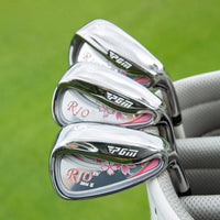 Set de golf complet femme et junior – trois fers en gros plan