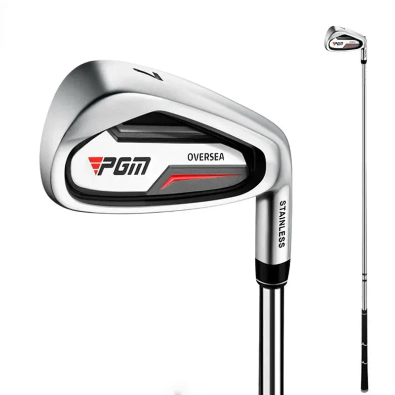 Fer de golf version homme – manche acier et insert gris